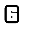 Стикер 55 GTA шрифт