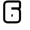 Стикер 60 GTA шрифт