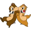 Стикер 21 🤘 Набор эмоджи по мульту «Chip and Dale Чип и Дейл»