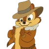 Стикер 11 🤘 Набор эмоджи по мульту «Chip and Dale Чип и Дейл»
