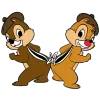 Стикер 26 🤘 Набор эмоджи по мульту «Chip and Dale Чип и Дейл»