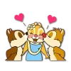 Стикер 25 🤘 Набор эмоджи по мульту «Chip and Dale Чип и Дейл»