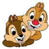 Стикер 9 🤘 Набор эмоджи по мульту «Chip and Dale Чип и Дейл»