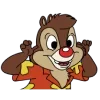 Стикер 17 🤘 Набор эмоджи по мульту «Chip and Dale Чип и Дейл»