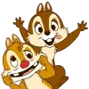 Стикер 20 🤘 Набор эмоджи по мульту «Chip and Dale Чип и Дейл»