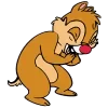 Стикер 12 🤘 Набор эмоджи по мульту «Chip and Dale Чип и Дейл»