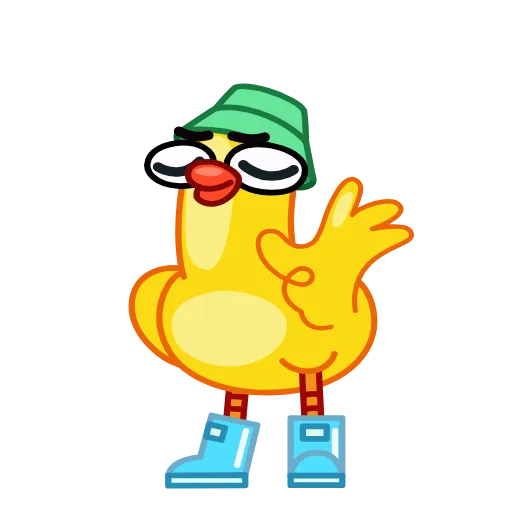 Стикер 26 Гусь Гагусь - Goose emoji