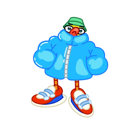 Стикер 40 Гусь Гагусь - Goose emoji