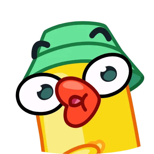 Стикер 47 Гусь Гагусь - Goose emoji