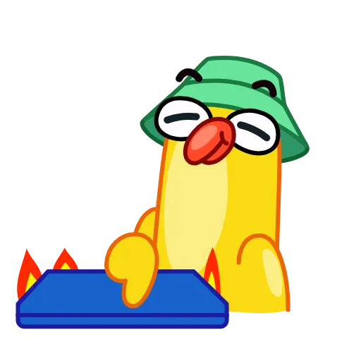 Стикер 25 Гусь Гагусь - Goose emoji