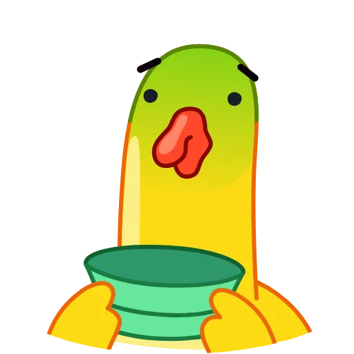 Стикер 13 Гусь Гагусь - Goose emoji