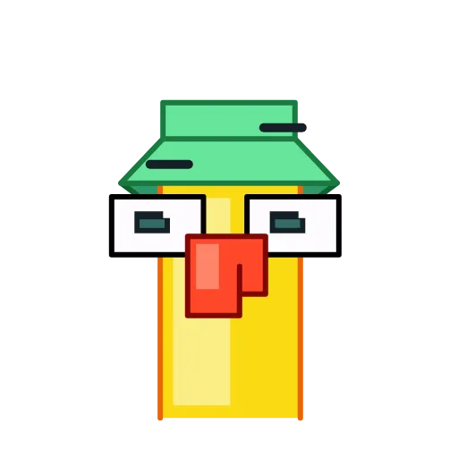 Стикер 33 Гусь Гагусь - Goose emoji