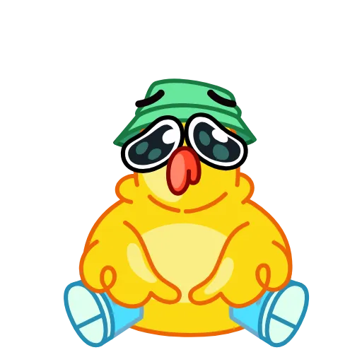 Стикер 17 Гусь Гагусь - Goose emoji