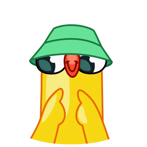 Стикер 42 Гусь Гагусь - Goose emoji