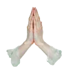 🙏 Эмодзи «Зелёные буквы с цветами» для Telegram