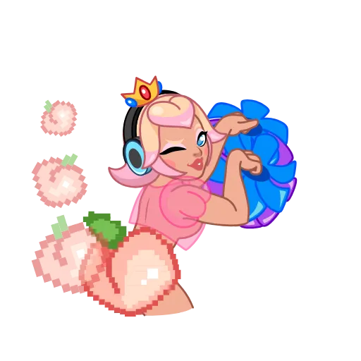 🍑 Эмодзи «Gamer Girl» для Telegram
