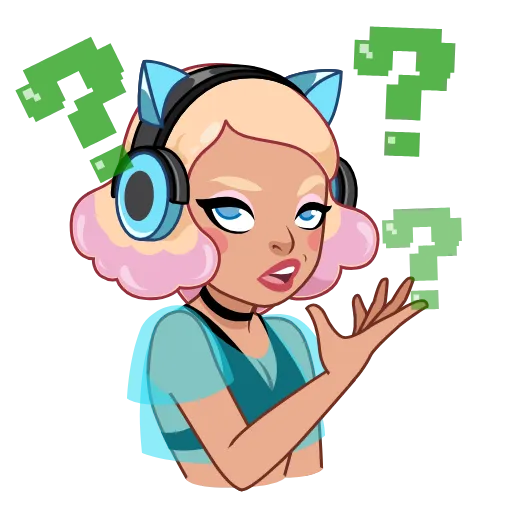 🤨 Эмодзи «Gamer Girl» для Telegram