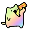 Стикер 14 🎮 Gaming cat