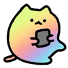 Стикер 8 🎮 Gaming cat