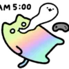 Стикер 44 🎮 Gaming cat