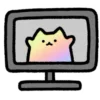 Стикер 38 🎮 Gaming cat