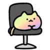 Стикер 39 🎮 Gaming cat