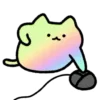 Стикер 27 🎮 Gaming cat