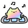 Стикер 40 🎮 Gaming cat