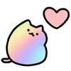 Стикер 3 🎮 Gaming cat