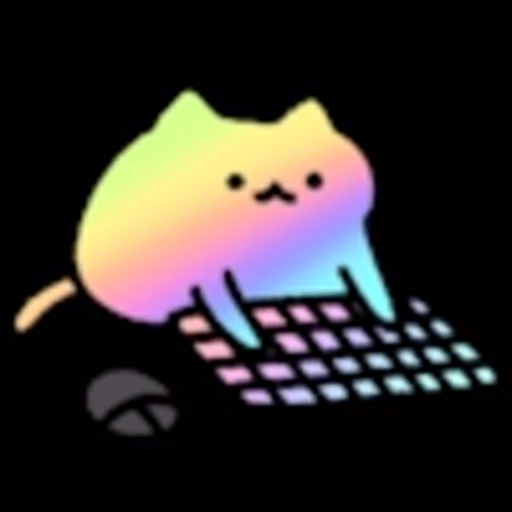 Стикер 21 Gaming Cat