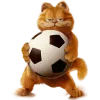 Стикер 28 🥯 Набор эмоджи по мульту «Garfield Гарфилд»