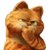 Стикер 24 🥯 Набор эмоджи по мульту «Garfield Гарфилд»