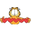 Стикер 13 🥯 Набор эмоджи по мульту «Garfield Гарфилд»