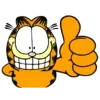 Стикер 6 🥯 Набор эмоджи по мульту «Garfield Гарфилд»