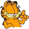 Стикер 4 🥯 Набор эмоджи по мульту «Garfield Гарфилд»