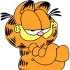 Стикер 5 🥯 Набор эмоджи по мульту «Garfield Гарфилд»