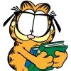 Стикер 10 🥯 Набор эмоджи по мульту «Garfield Гарфилд»