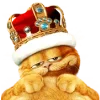 Стикер 30 🥯 Набор эмоджи по мульту «Garfield Гарфилд»