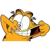 Стикер 7 🥯 Набор эмоджи по мульту «Garfield Гарфилд»