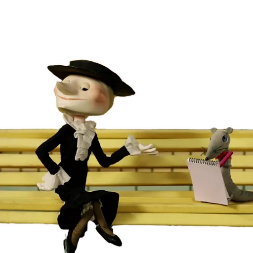 😍 Стикер «Чебурашка и крокодил Гена» для Telegram