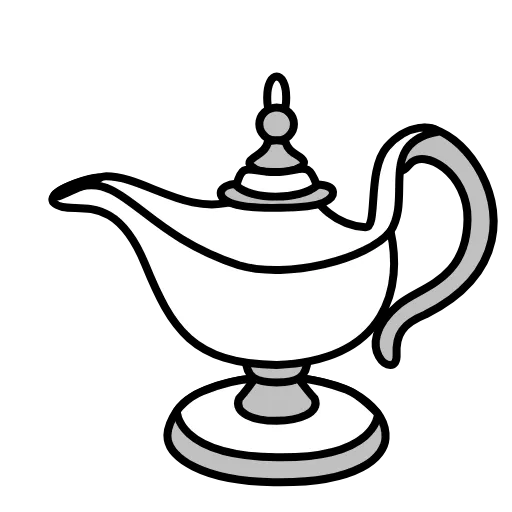 Стикер 15 Genies Lamp