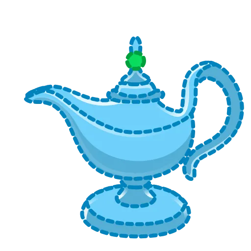 Стикер 19 Genies Lamp