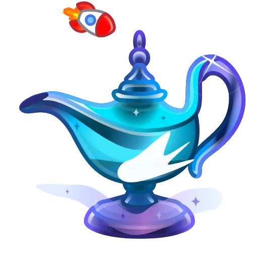 Стикер 48 Genies Lamp
