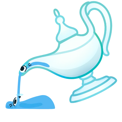 Стикер 43 Genies Lamp