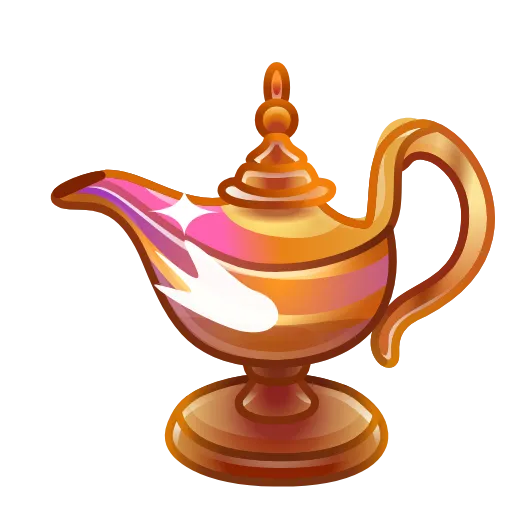 Стикер 21 Genies Lamp