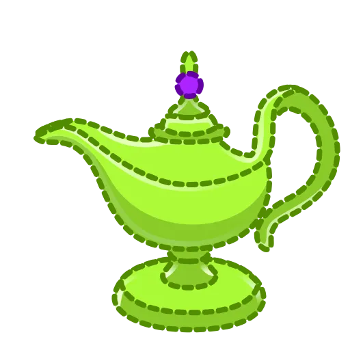 Стикер 17 Genies Lamp