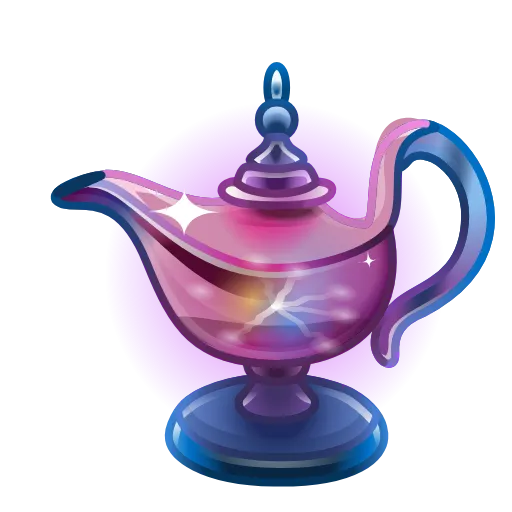 Стикер 41 Genies Lamp