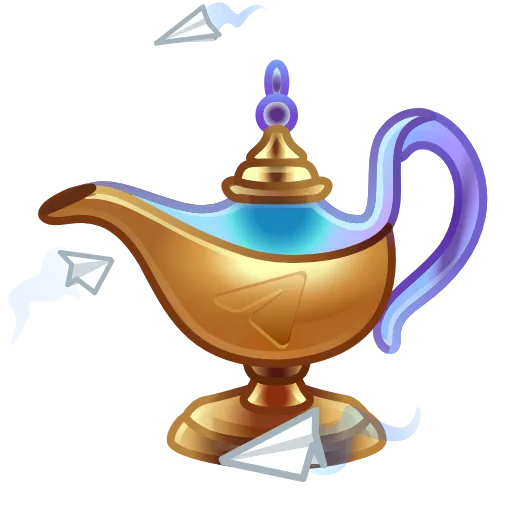 Стикер 38 Genies Lamp