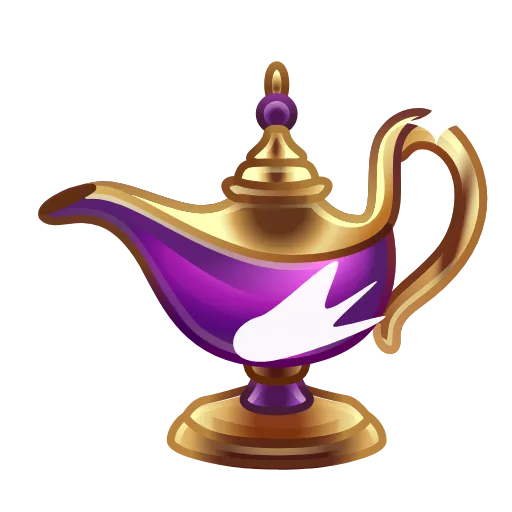 Стикер 8 Genies Lamp