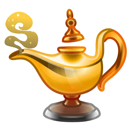 Стикер 5 Genies Lamp